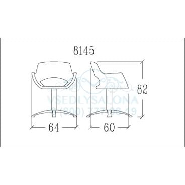 Кресло парикмахерское MEG