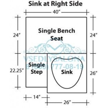 Педикюрное спа кресло GS Selena 